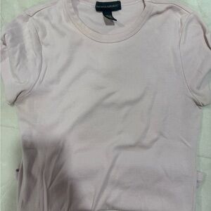 Banana Republic pink Fitted Short Sleeve T-Shirt
